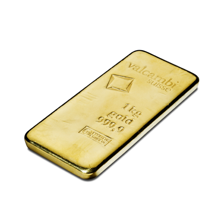 Cast gold bar Valcambi 1000 g - photo 1